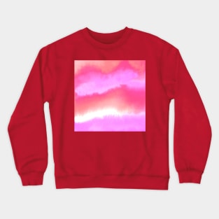 Pink Watercolor Blend Crewneck Sweatshirt